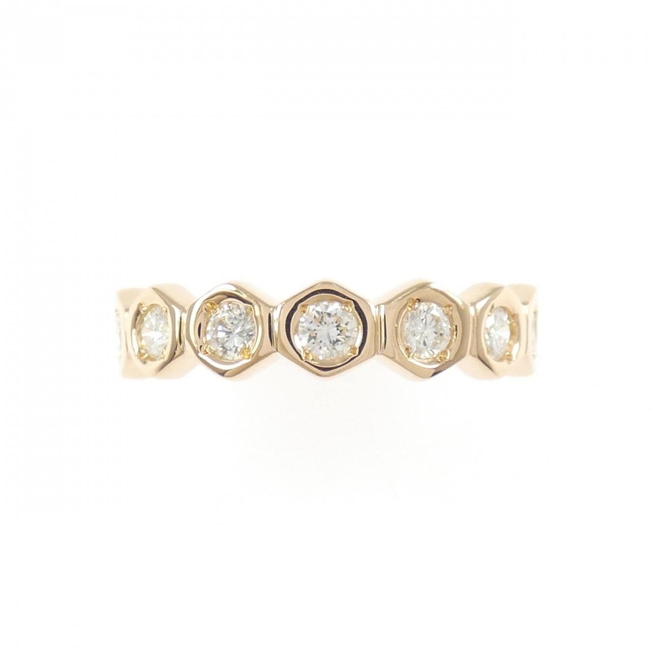 K18PG ダイヤモンド リング 0.40CT