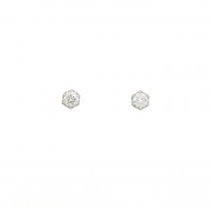 PT950/PT900 ソリティア ダイヤモンド ピアス 0.20CT