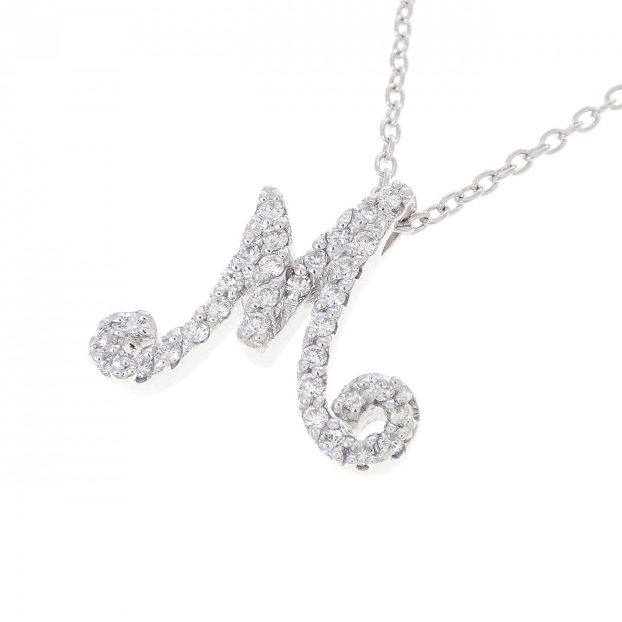 ポンテヴェキオ イニシャル ネックレス 0.16CT