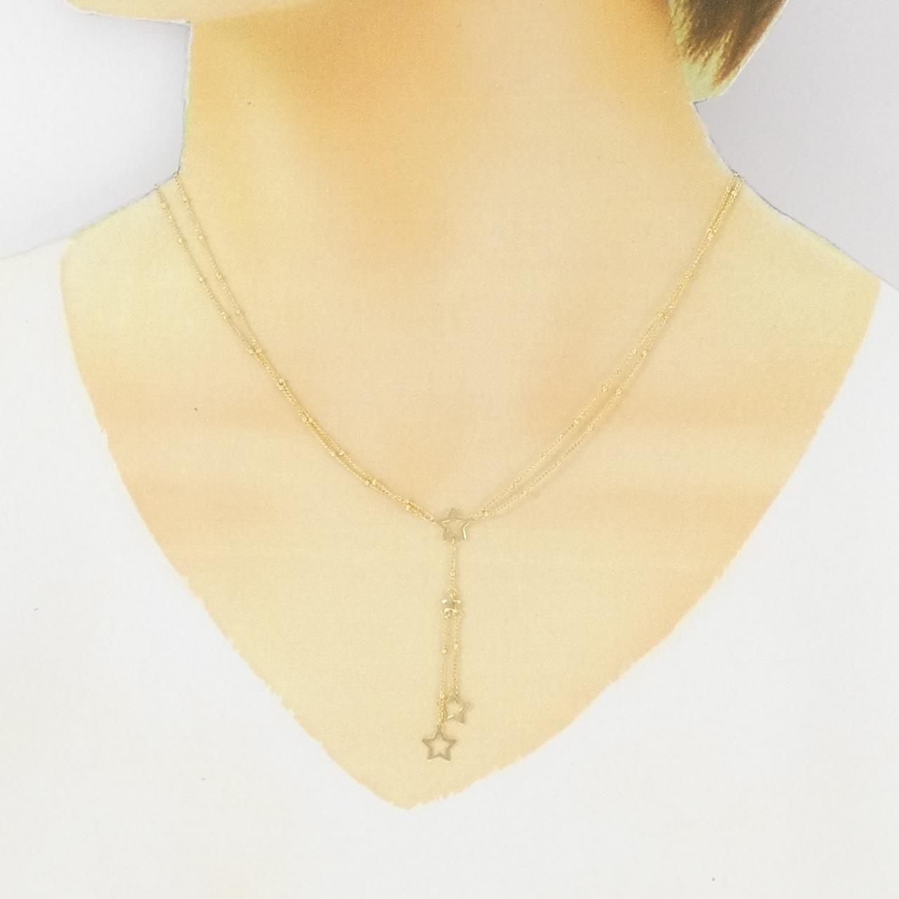 K18YG Star Necklace