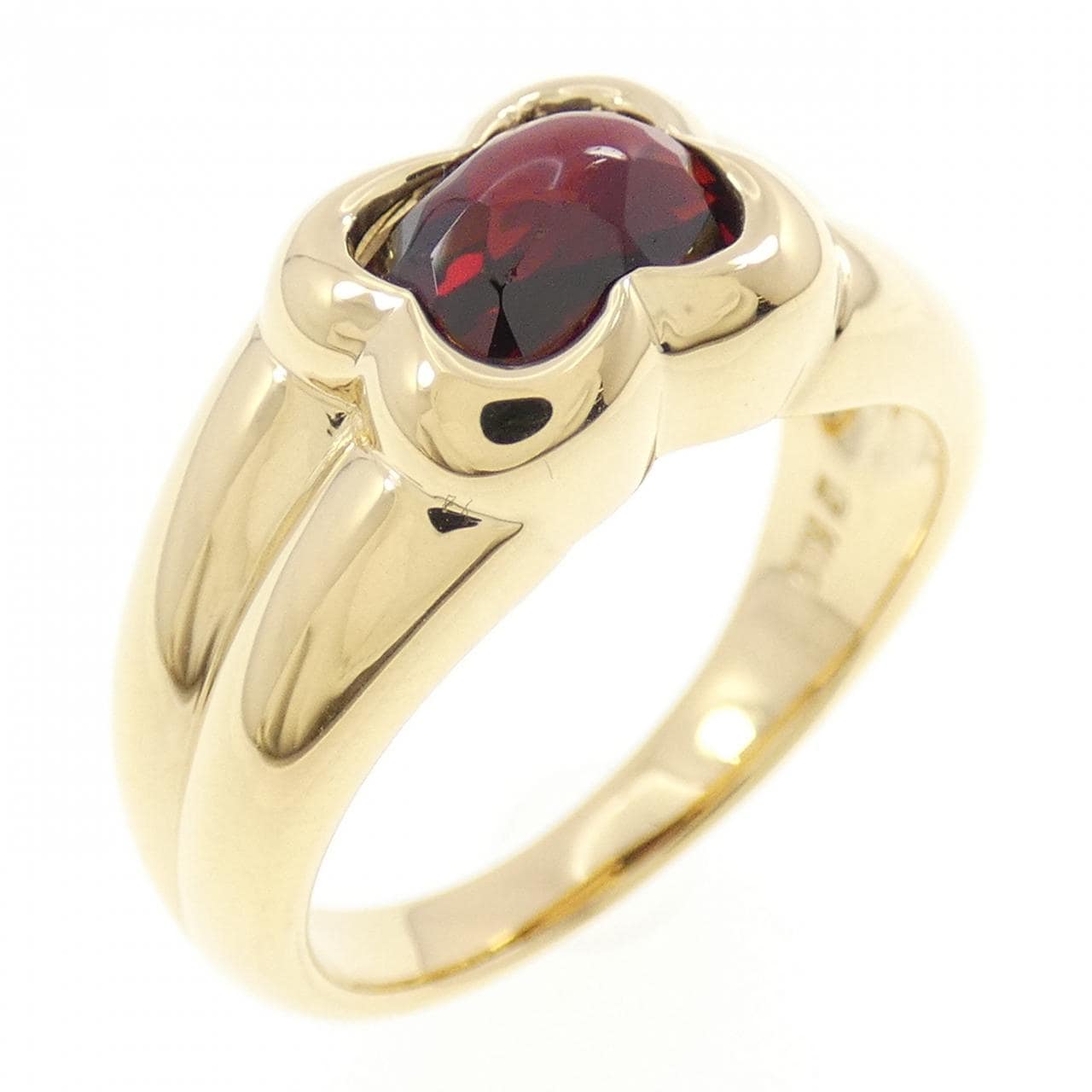 K18YG ガーネット リング