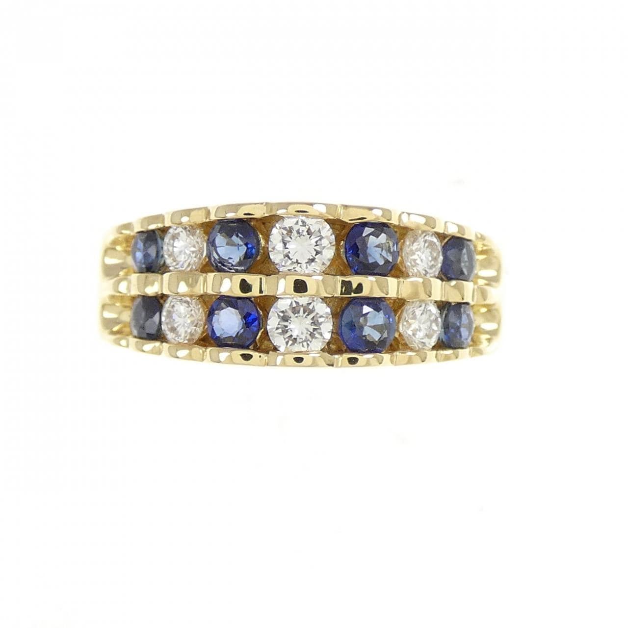 ミキモト サファイヤ リング 0.58CT