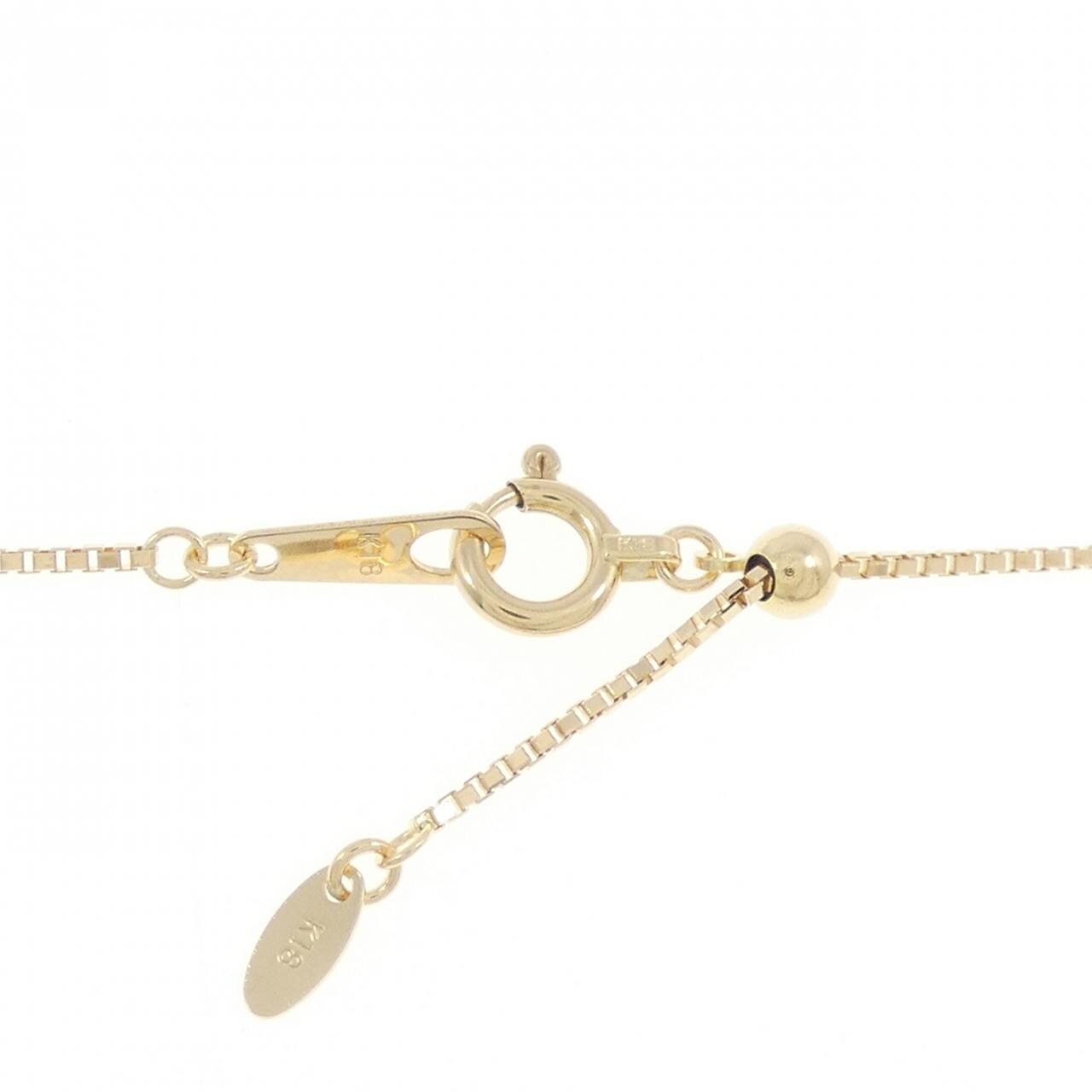 K18YG ダイヤモンド ネックレス 0.43CT