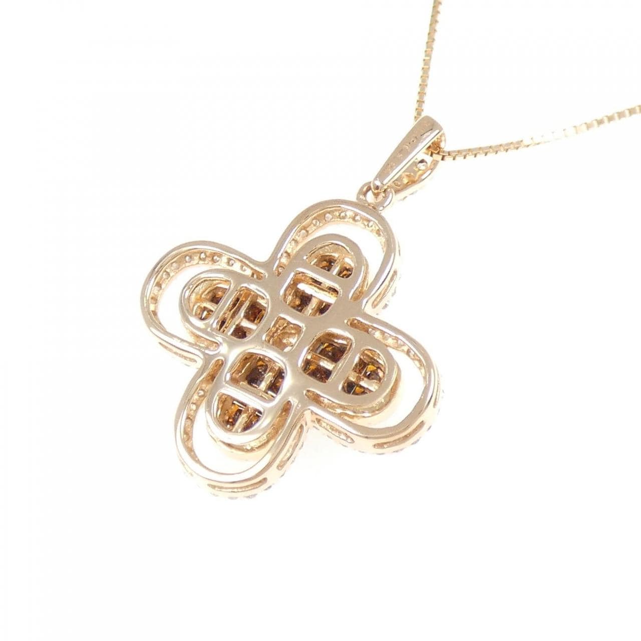 K18PG ダイヤモンド ネックレス 1.00CT