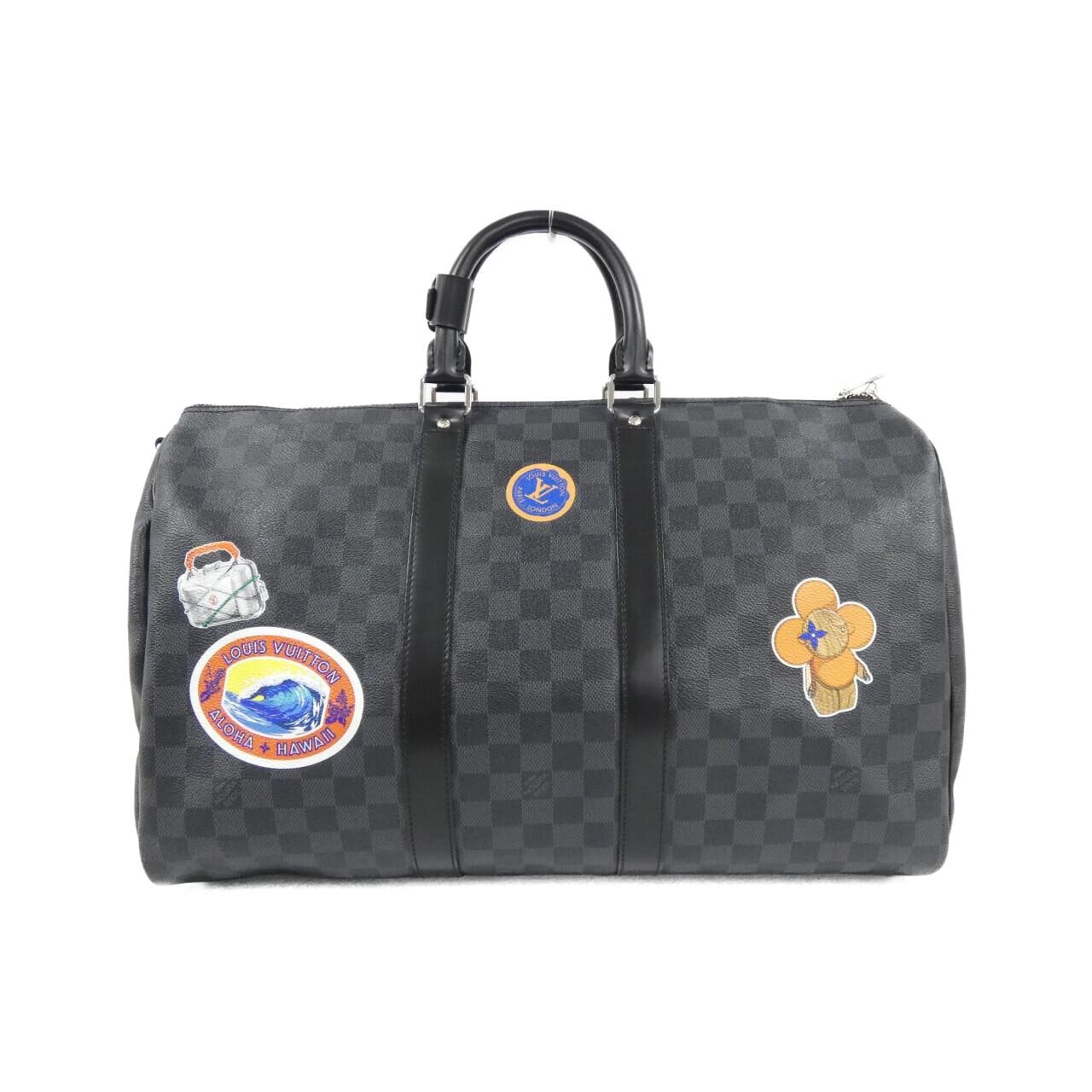 ルイヴィトン ダミエ グラフィット(マイLVヘリテージ) キーポル バンドリエール 45cm P00761 ボストンバッグ