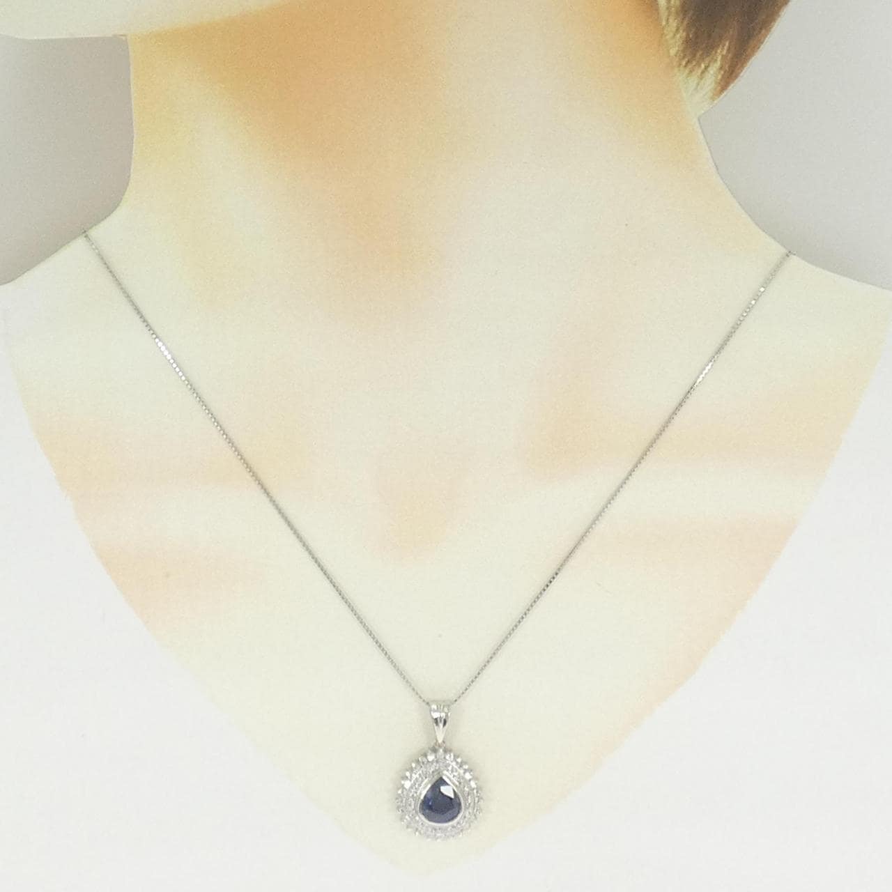 PT900/PT850 サファイヤ ネックレス 2.00CT