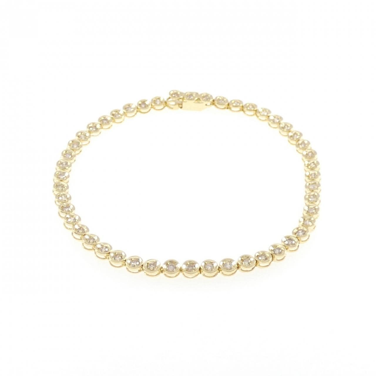 K18YG ダイヤモンド ブレスレット 1.00CT