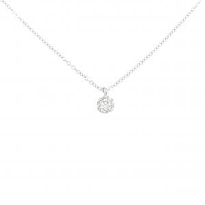 K18WG ダイヤモンド ネックレス 0.11CT