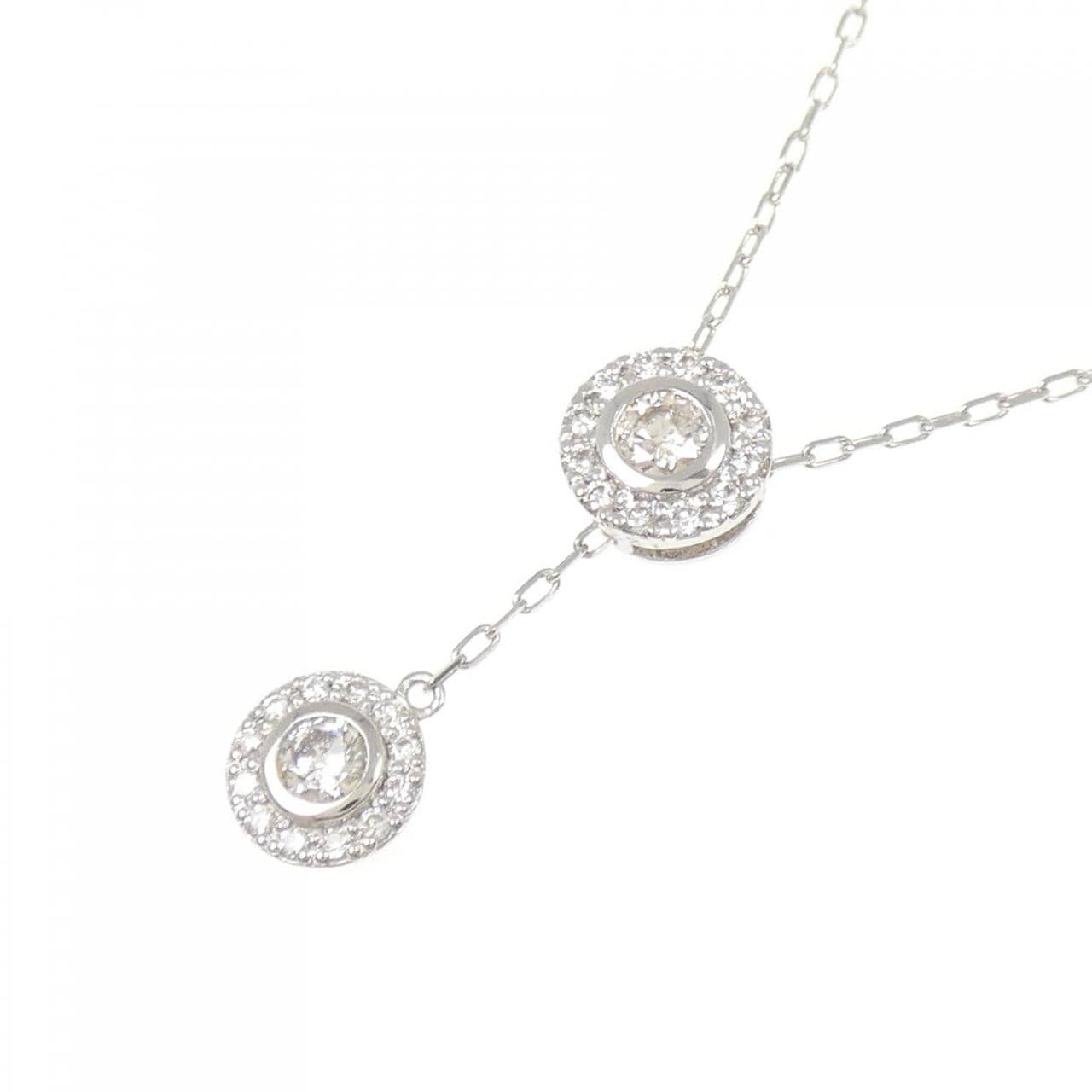 PT900/PT850 ダイヤモンド ネックレス 0.36CT