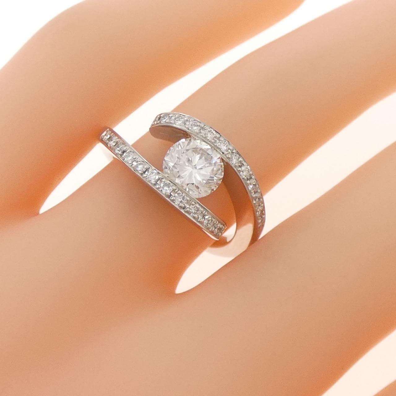 PT900 ダイヤモンド リング 1.001CT