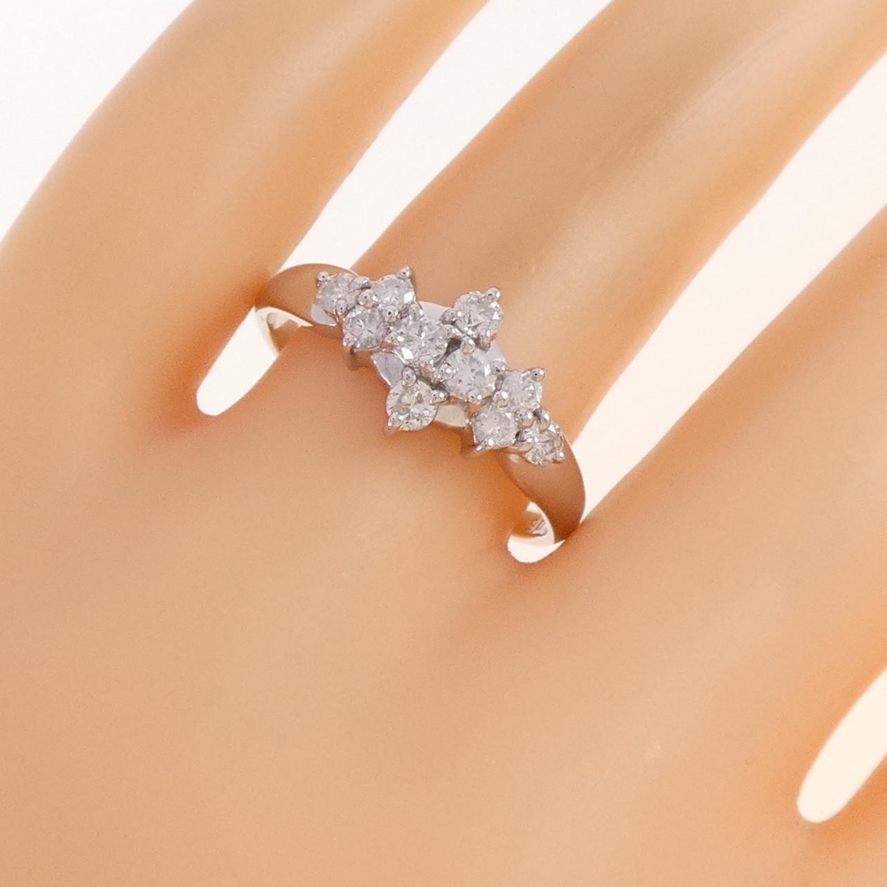 PT900 ダイヤモンド リング 0.51CT