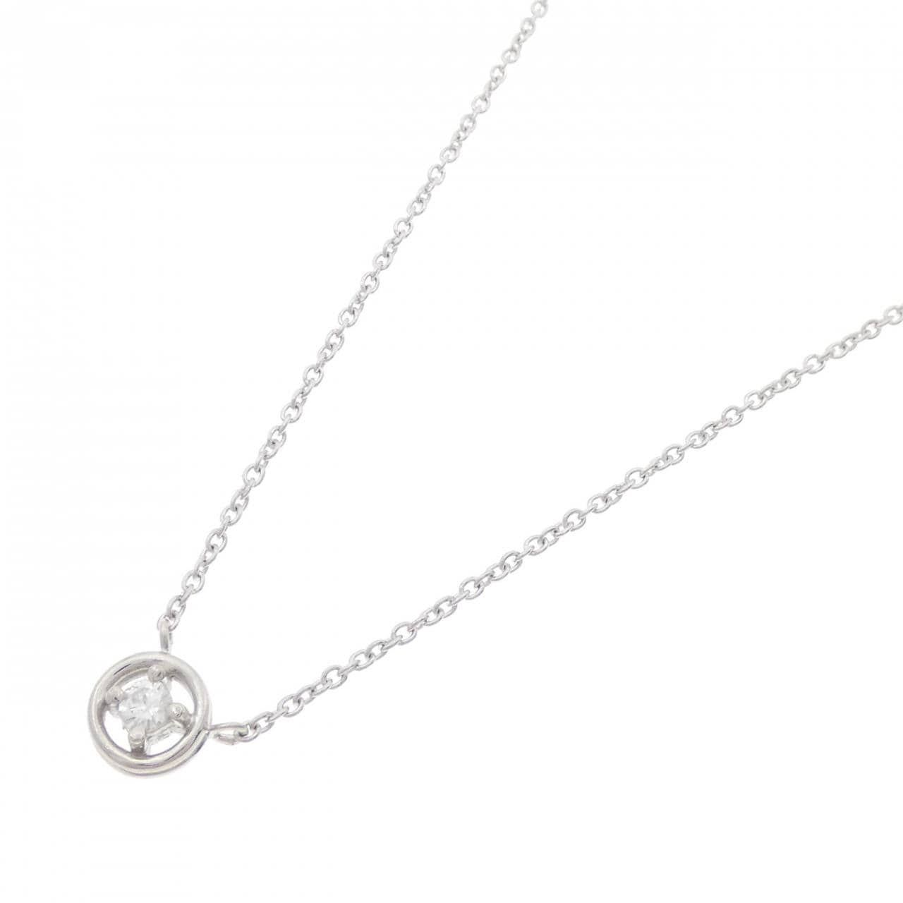PT ダイヤモンド ネックレス 0.12CT
