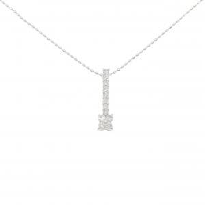 K18WG ダイヤモンド ネックレス 0.2CT