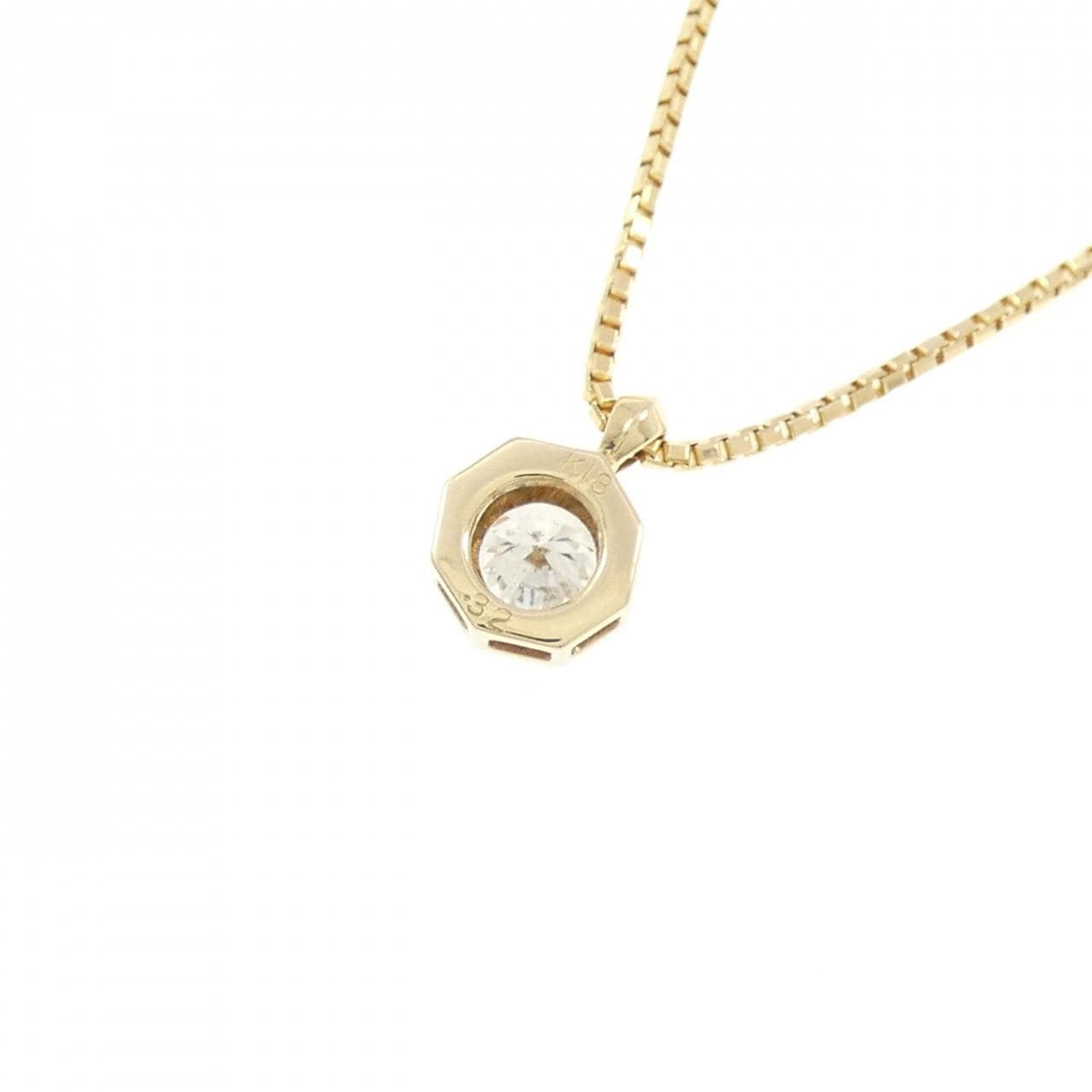 K18YG ダイヤモンド ネックレス 0.32CT