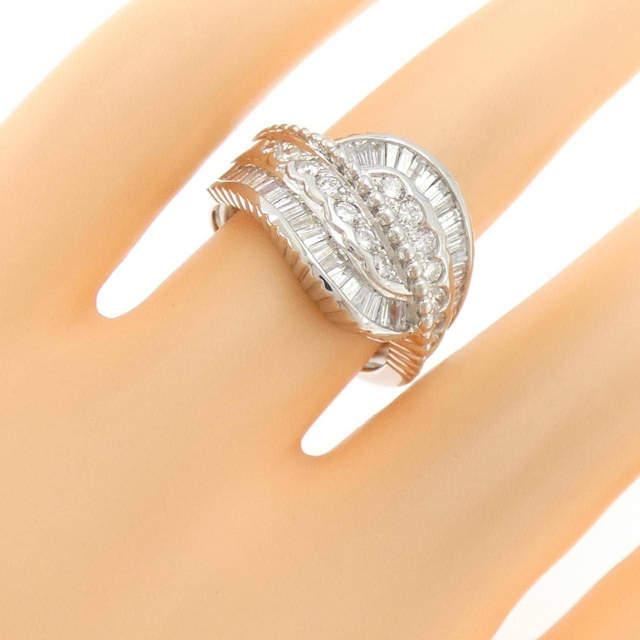 PT900 ダイヤモンド リング 1.05CT