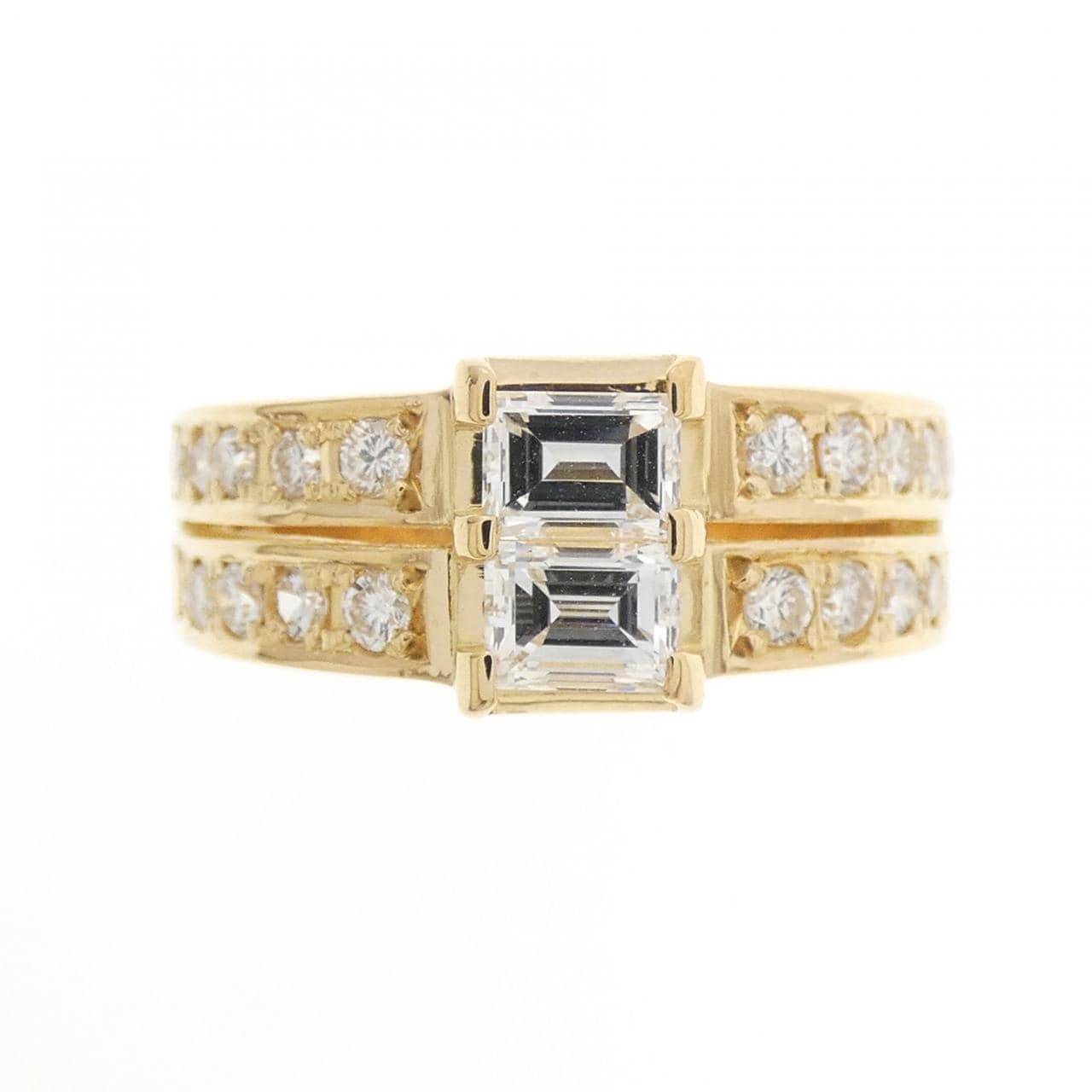 K18YG ダイヤモンド リング 1.00CT