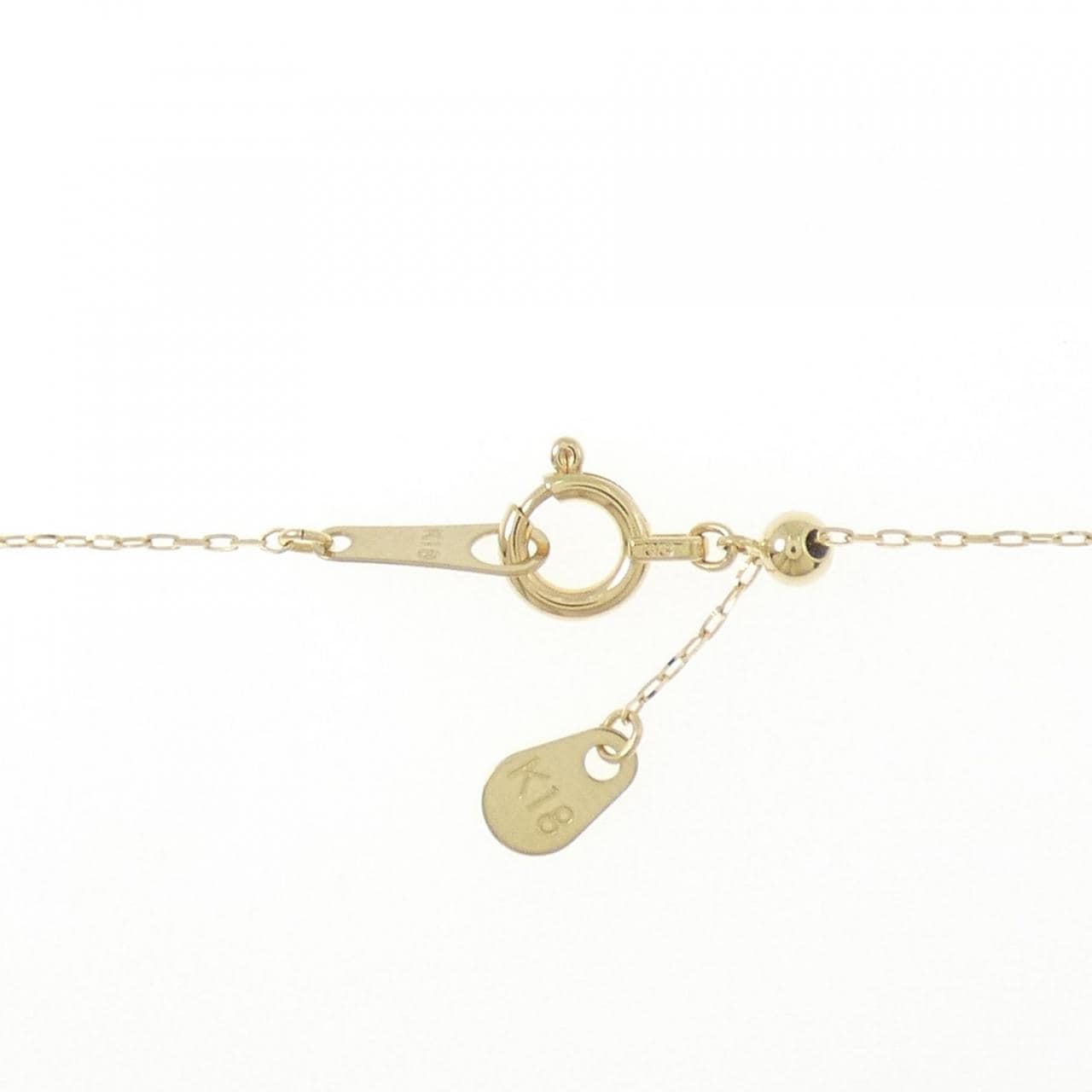 [BRAND NEW] K18YG Solitaire Diamond Necklace 0.30CT