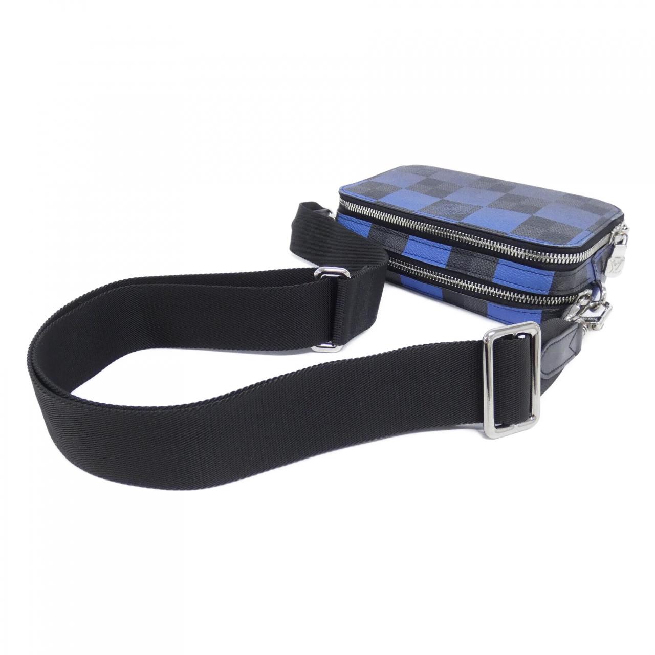 ルイヴィトン ダミエ グラフィット ジャイアント アルファ ウエアラブル ウォレット N60414 ショルダーバッグ