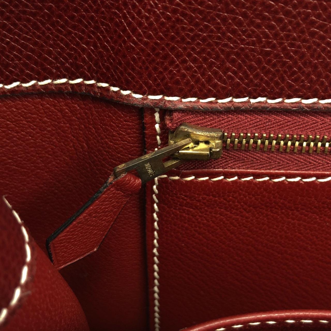 【ヴィンテージ】エルメス ホワイト バス GM バッグ