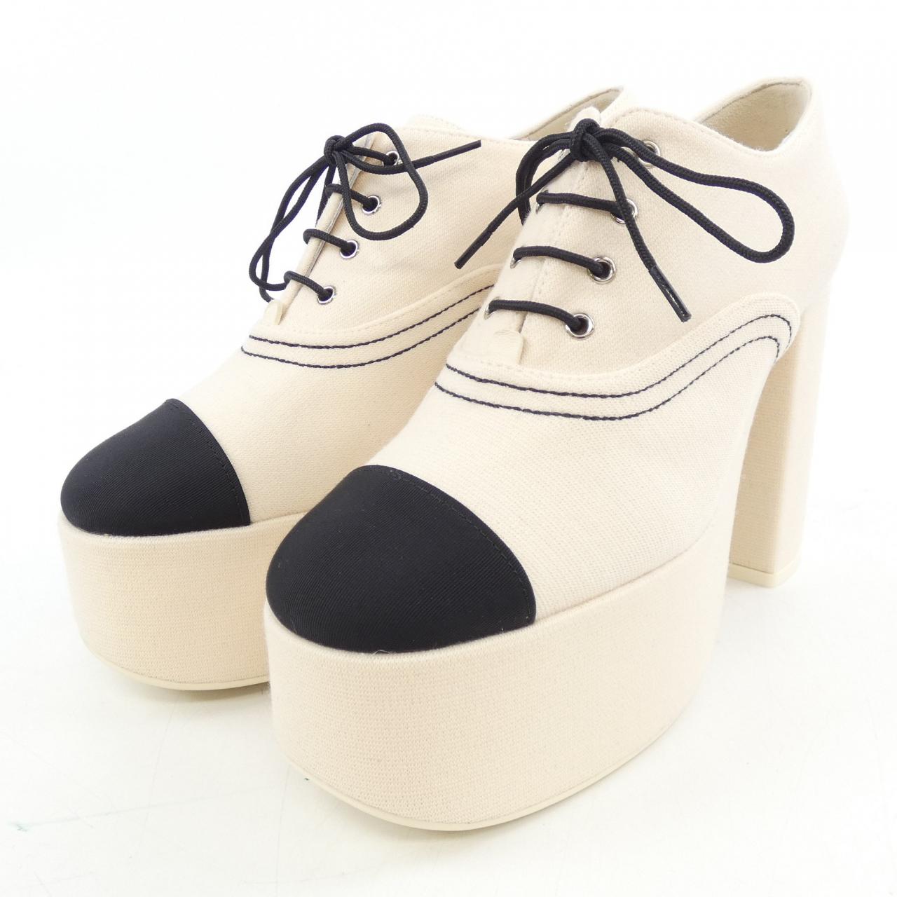 シャネル CHANEL レースアップ LACE UP G46449B20278 シューズ