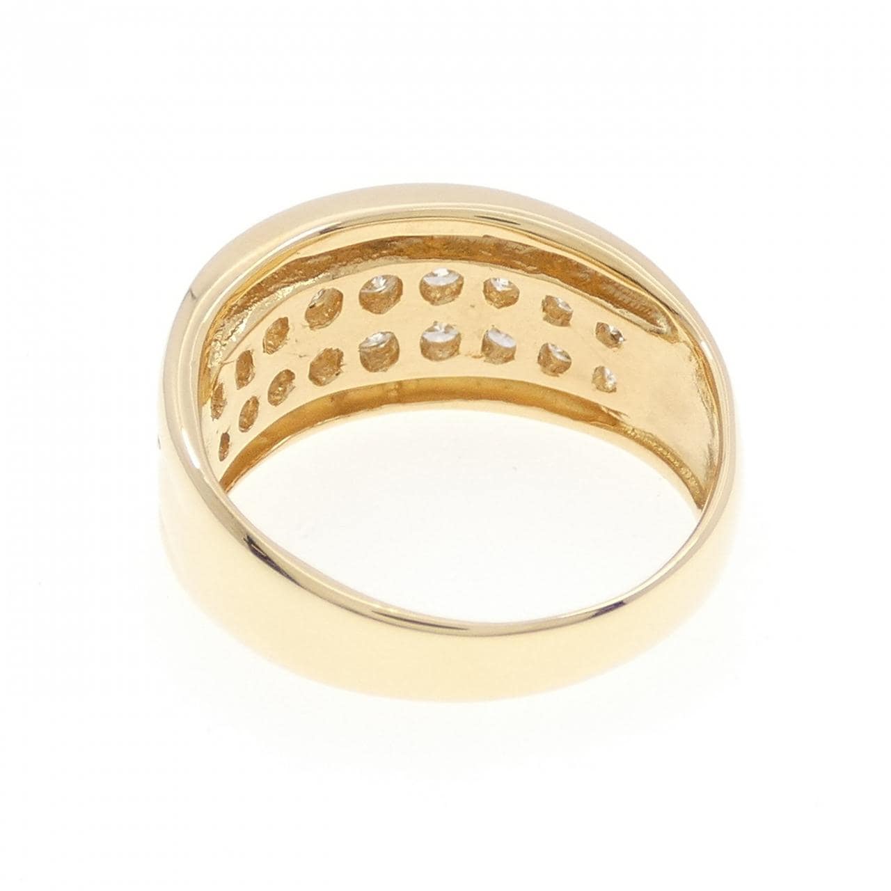 K18YG ダイヤモンド リング 1.08CT