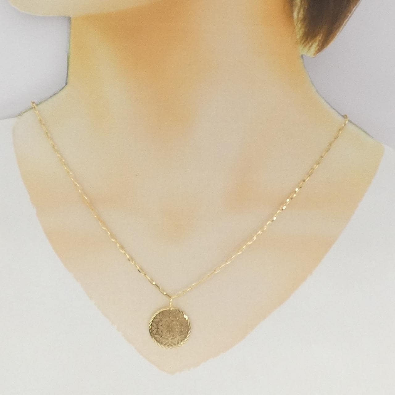 K18YG フラワー ネックレス