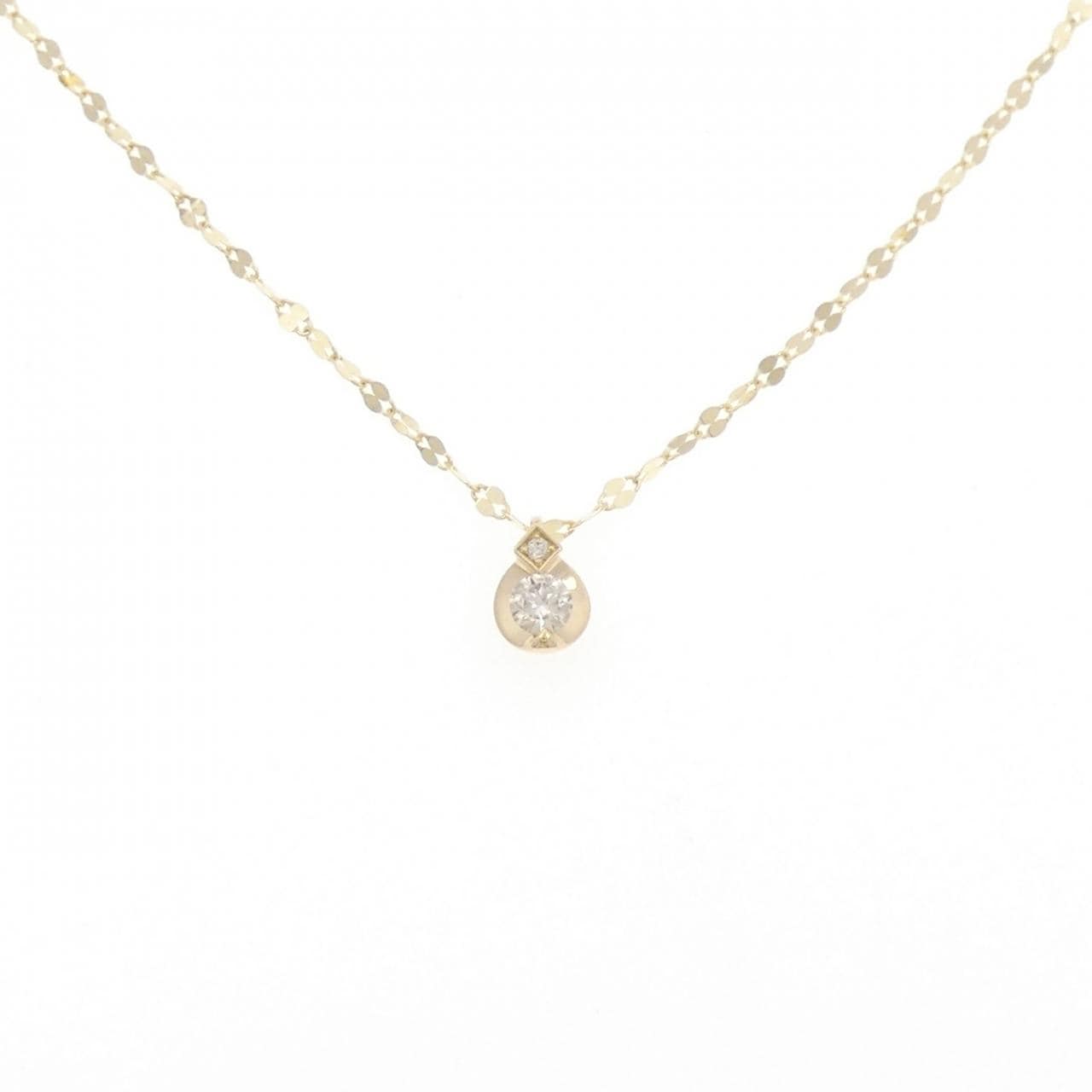 K18YG ダイヤモンド ネックレス 0.10CT