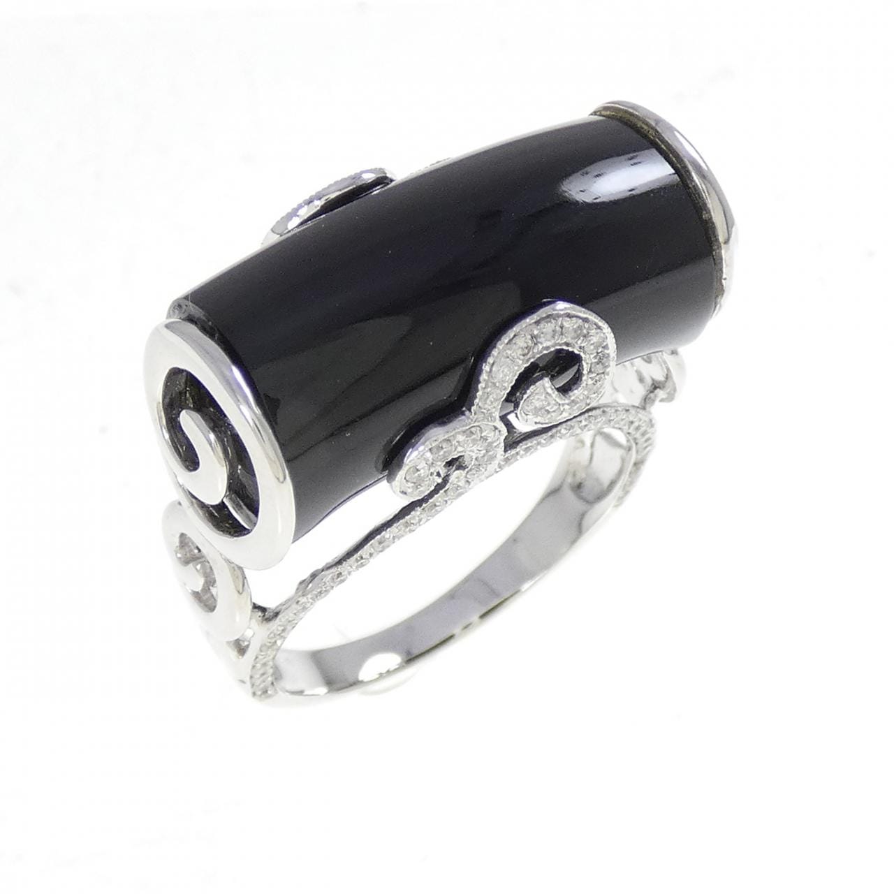 585WG オニキス リング 18.72CT