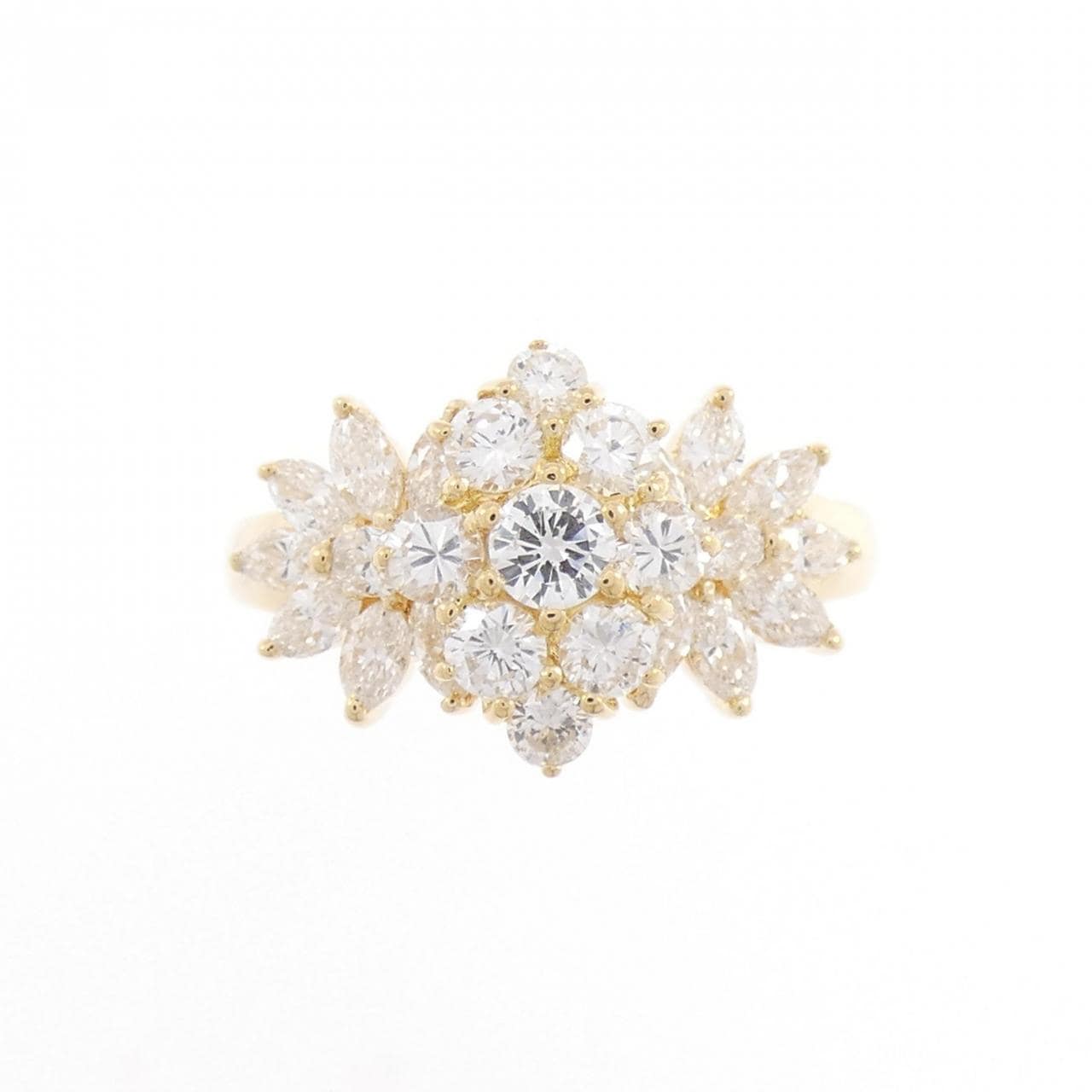 K18YG ダイヤモンド リング 1.411CT