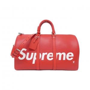 ルイヴィトン エピ(SUPREME) キーポル バンドリエール 45cm M53419 ボストンバッグ