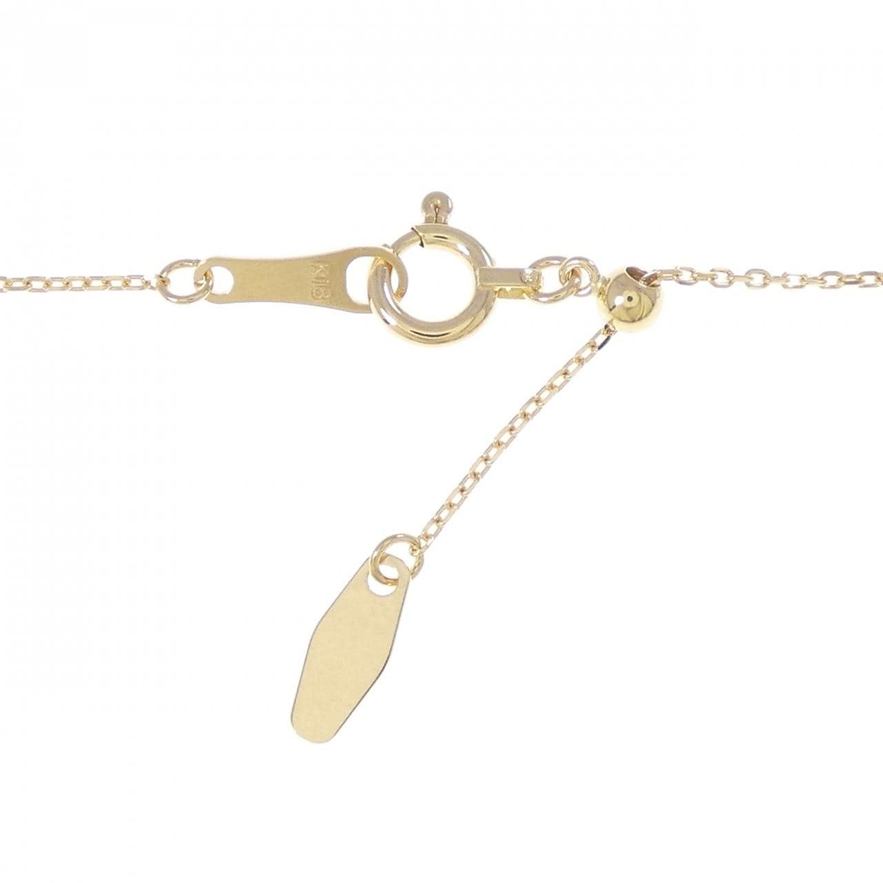 K18YG クロス ダイヤモンド ネックレス 0.26CT