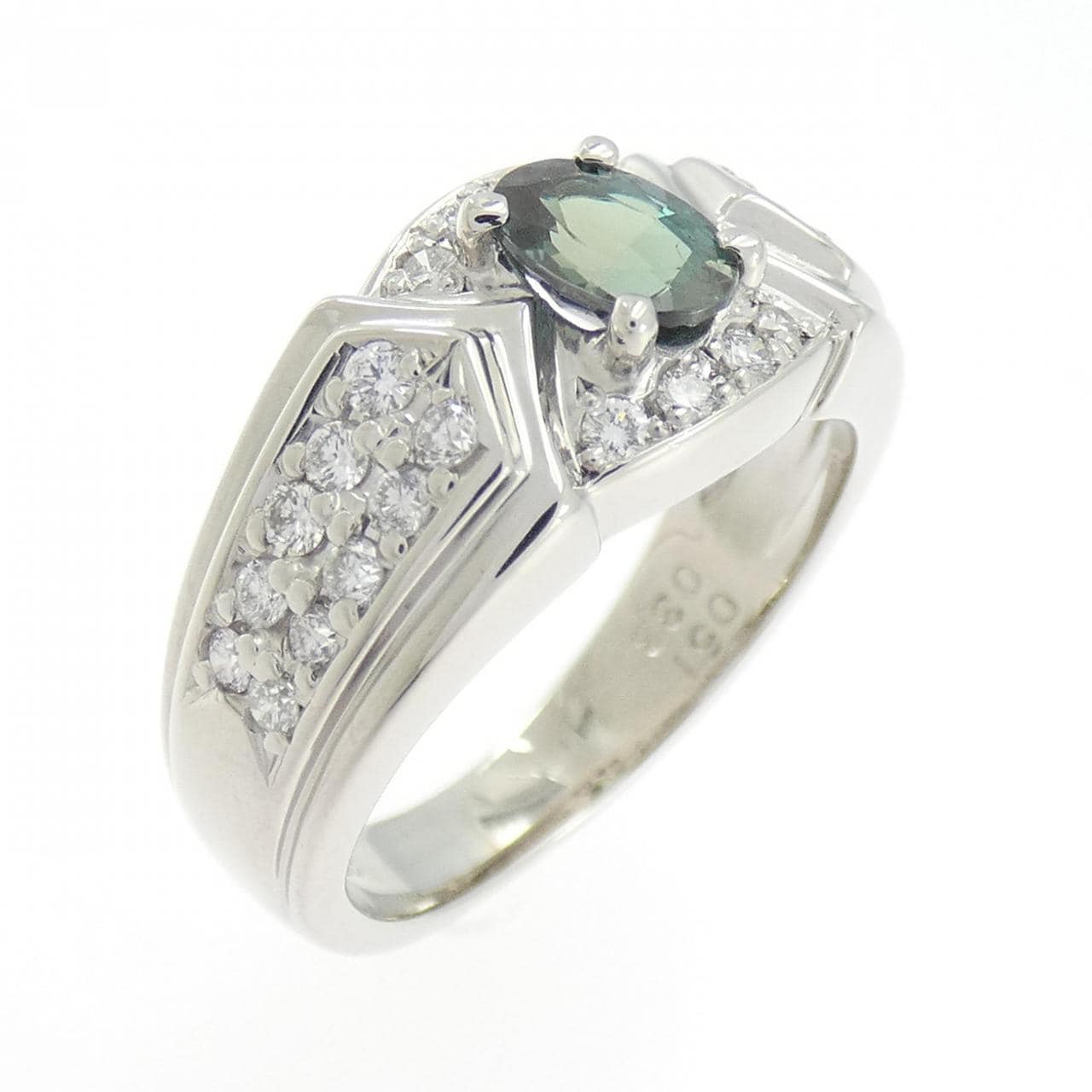 PT900 アレキサンドライト リング 0.33CT