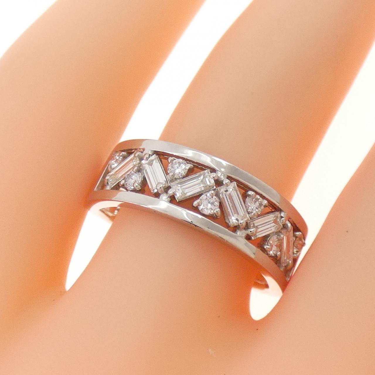 【新品】PT900 ダイヤモンド リング 0.50CT