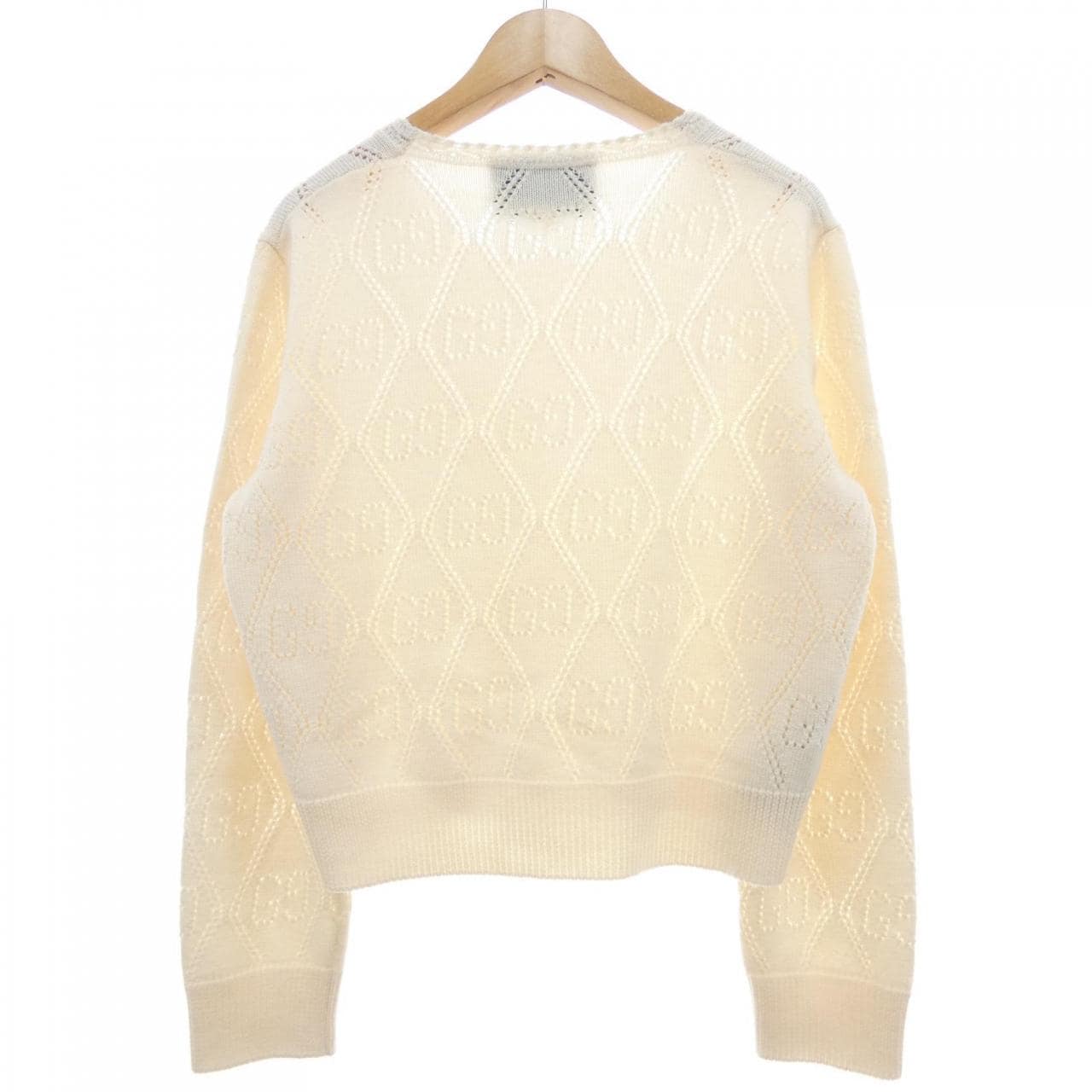 グッチ GUCCI GGパーフォレーテッドウールクロップドセーター 642115 XKBL7 ニット