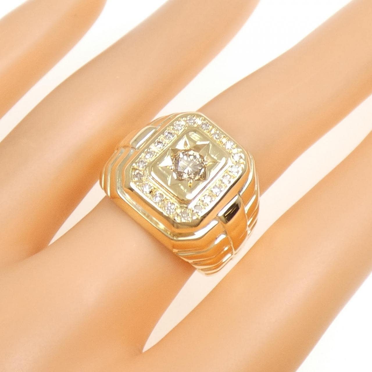 K18YG ダイヤモンド リング 0.51CT