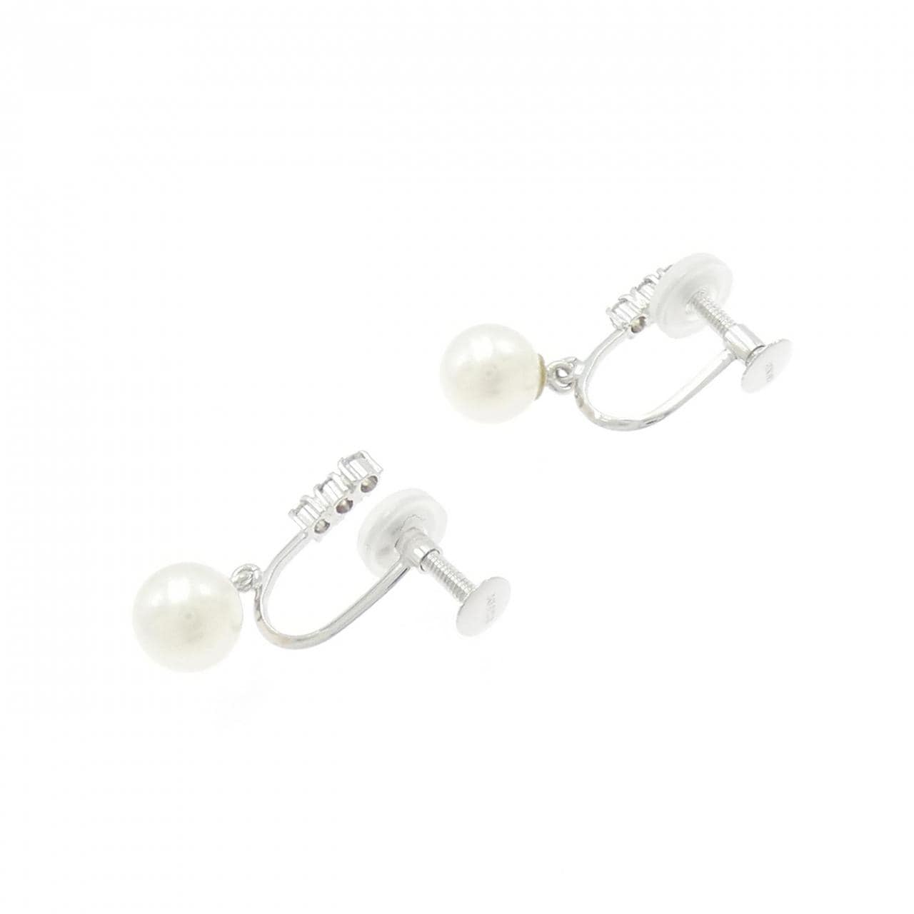 K14WG アコヤパール イヤリング 6.0mm