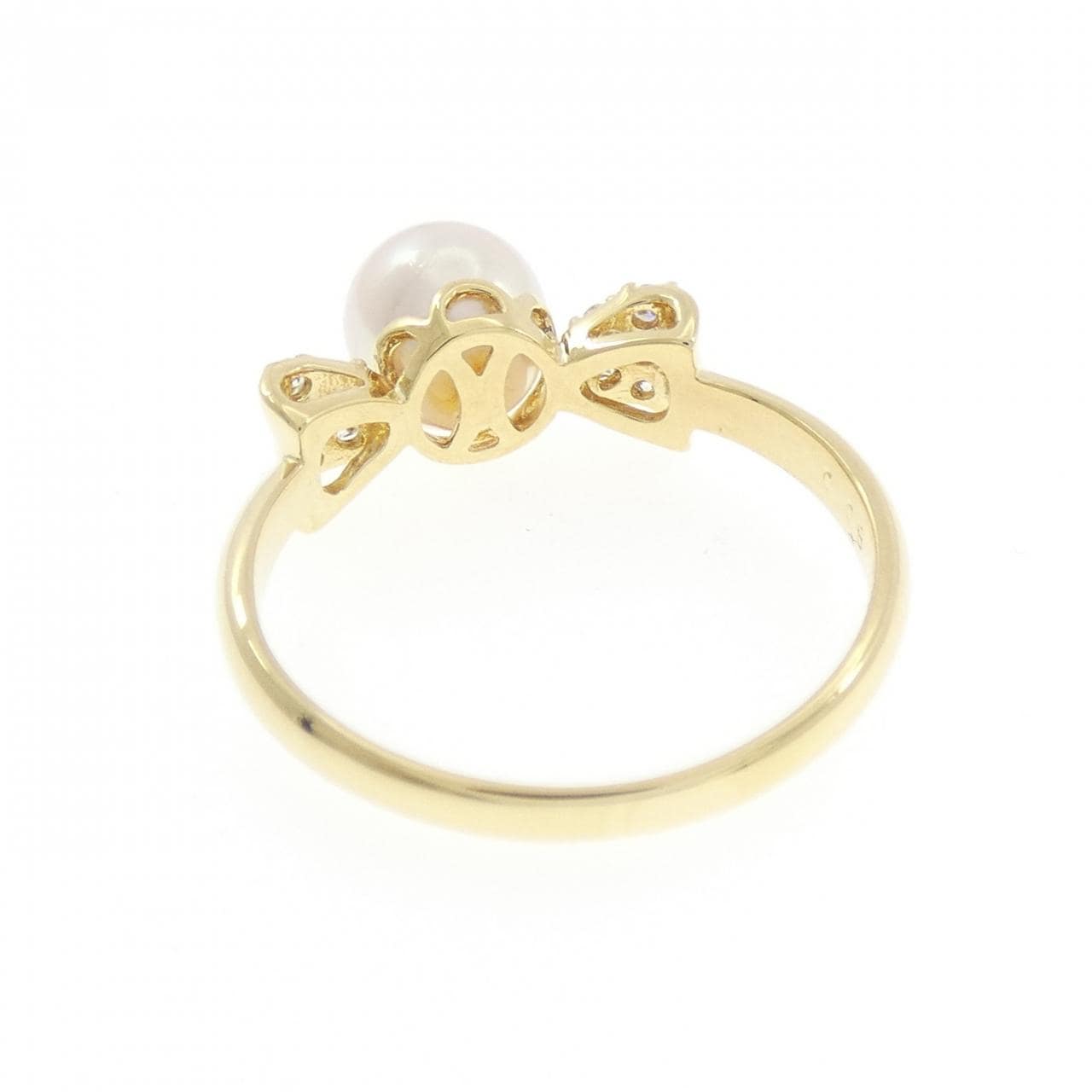 K18YG アコヤパール リング 6.5mm