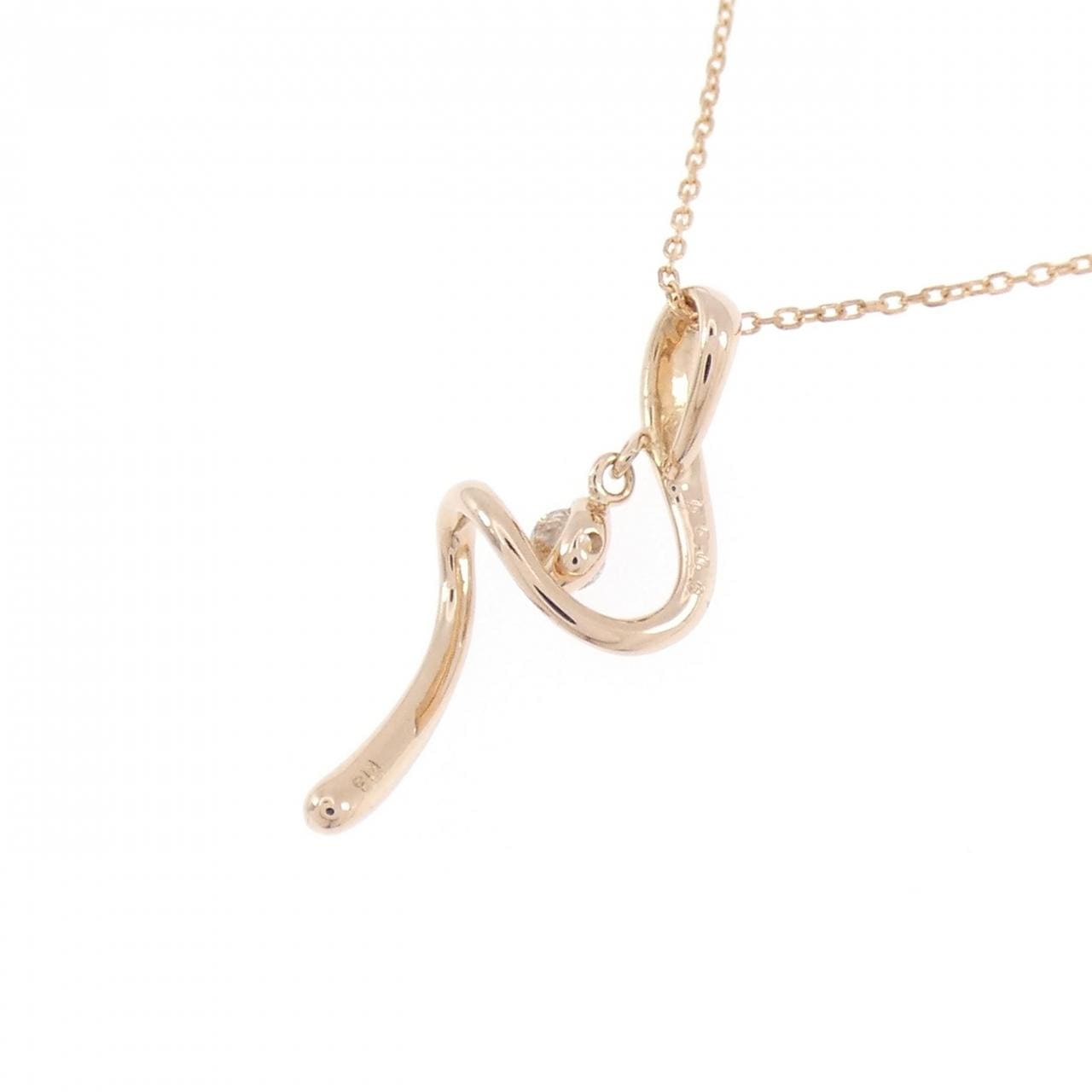 K18PG ダイヤモンド ネックレス 0.05CT