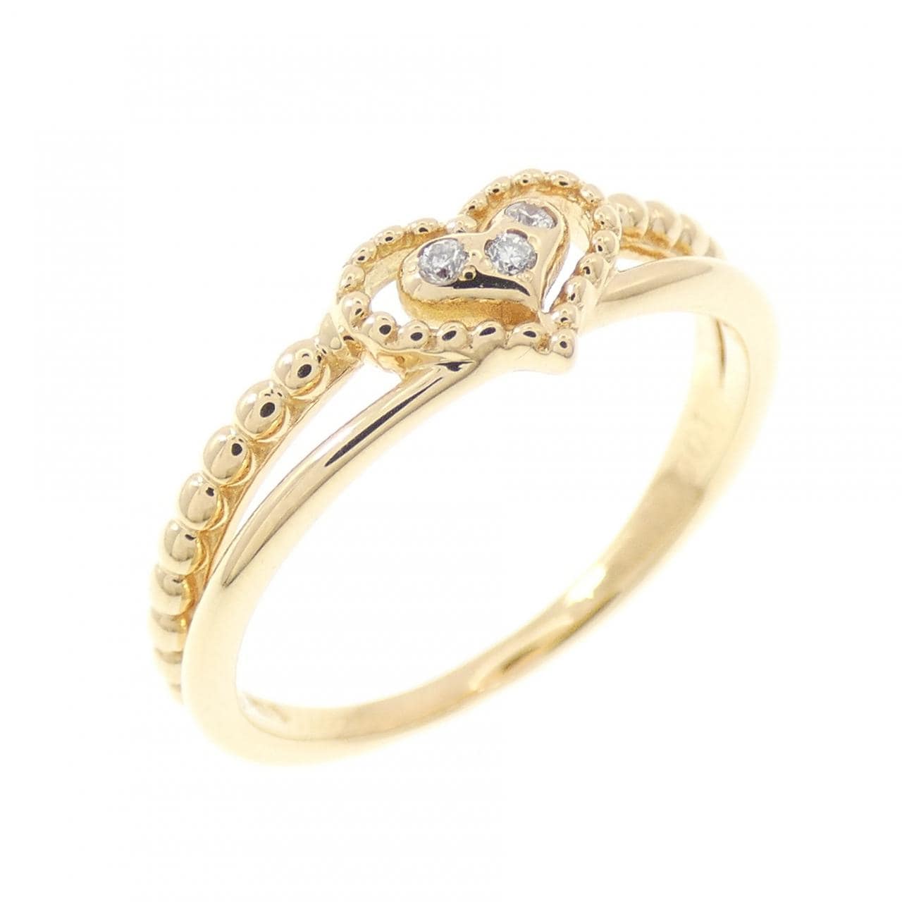 スタージュエリー ハート ダイヤモンド リング 0.01CT