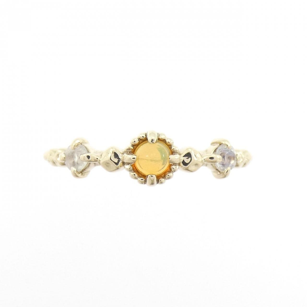 K10YG オパール リング