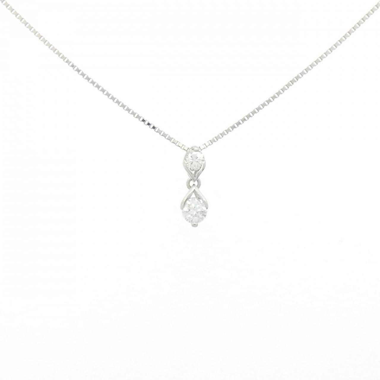 PT900/PT850 ダイヤモンド ネックレス 0.18CT