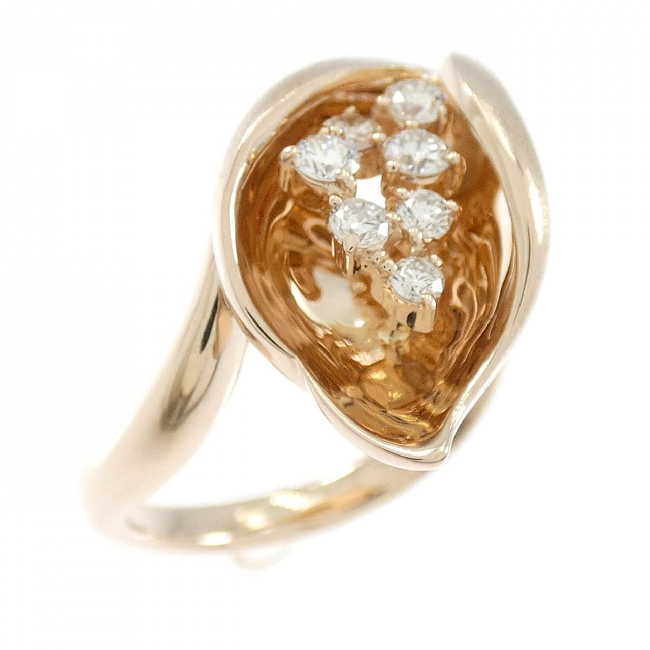 K18PG ダイヤモンド リング 0.27CT