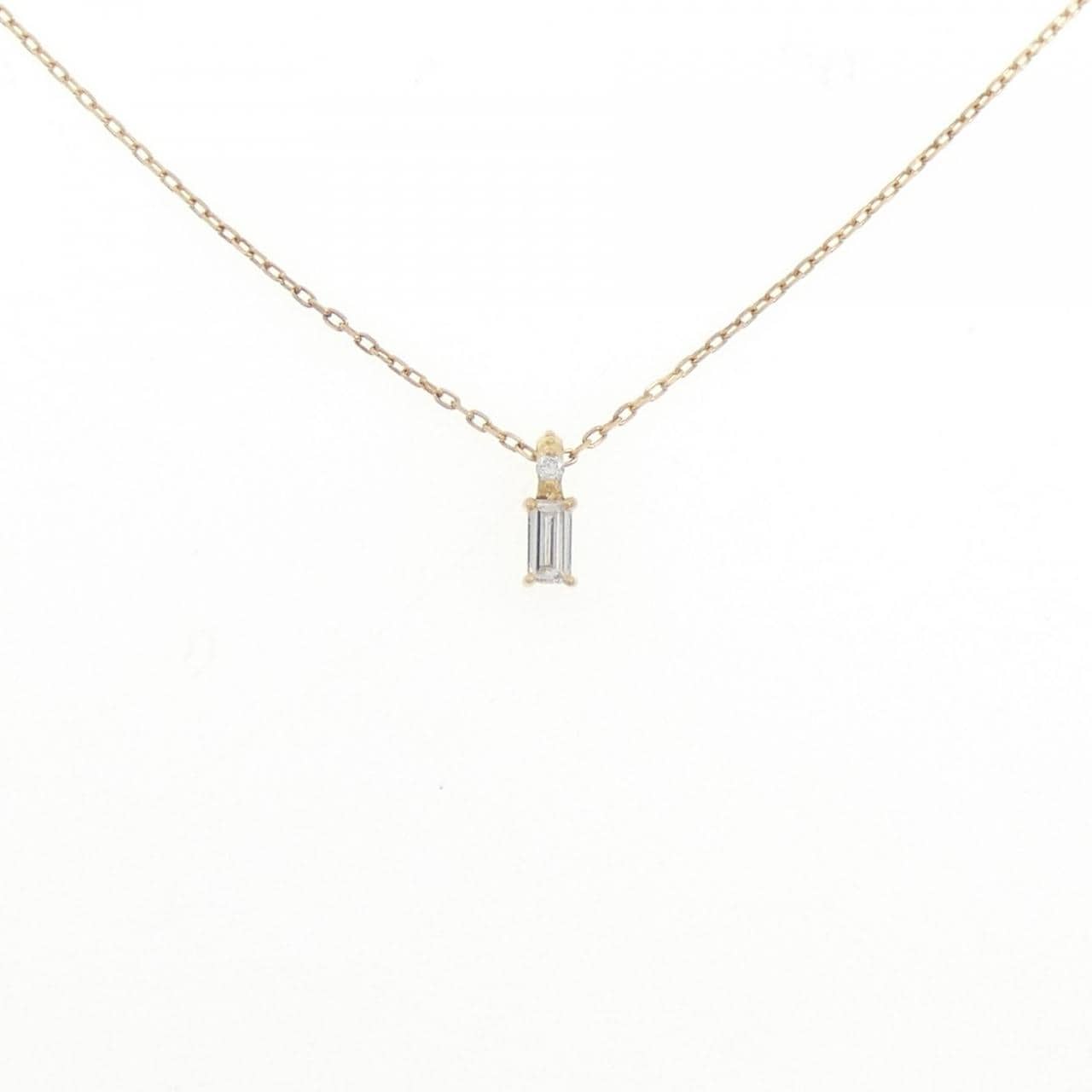 K18YG ダイヤモンド ネックレス 0.08CT