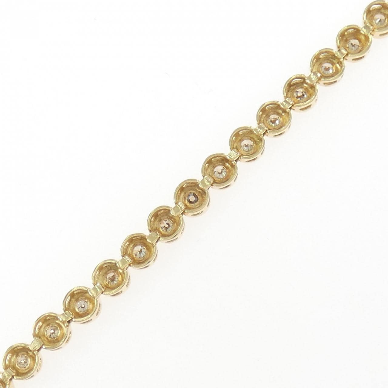 K18YG ダイヤモンド ブレスレット 1.00CT