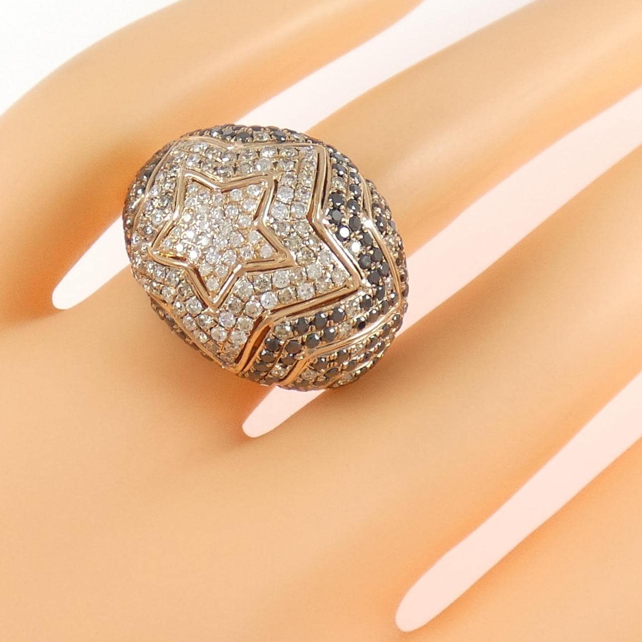 18KPG Star Diamond Ring 2.59CT