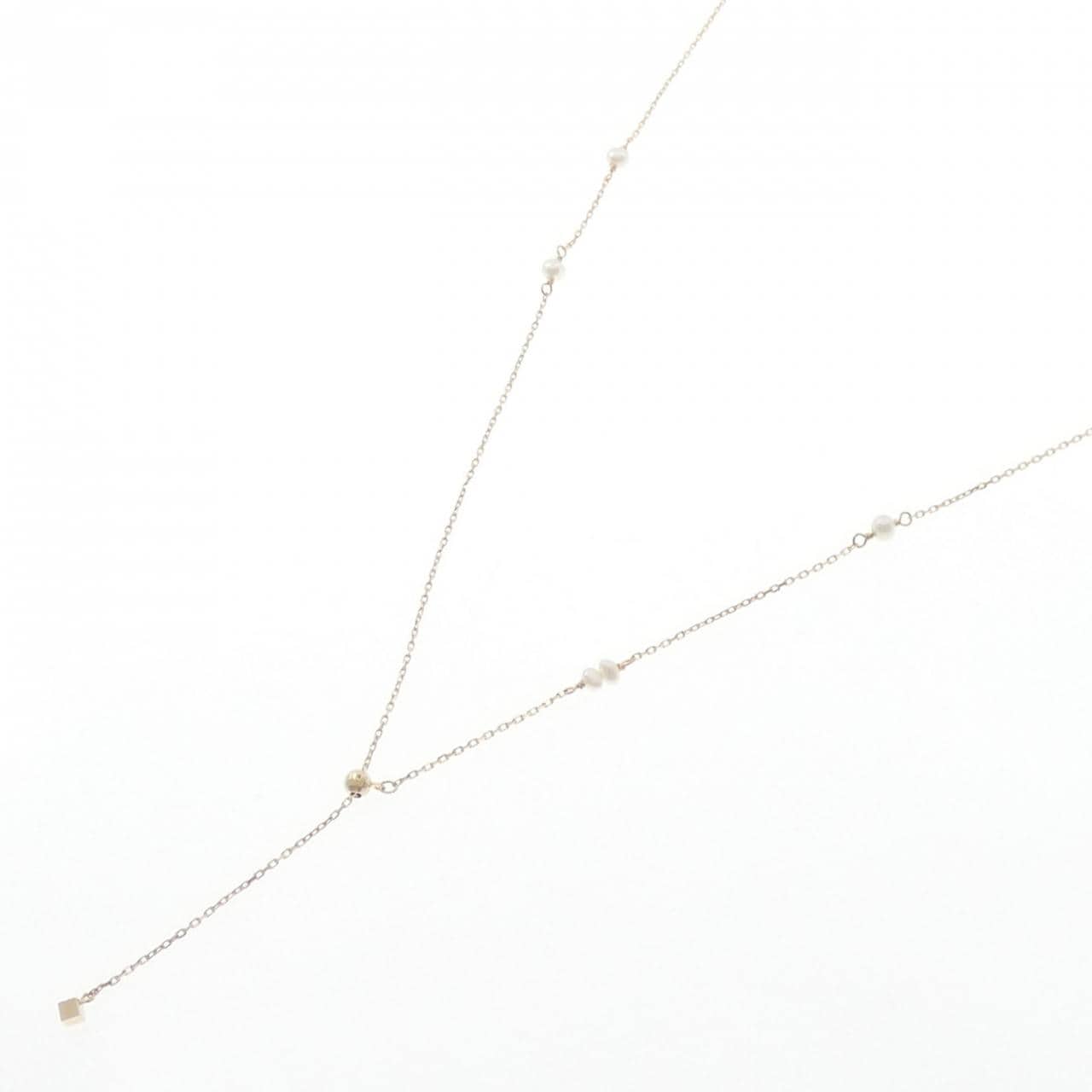 アガット 淡水パール ネックレス