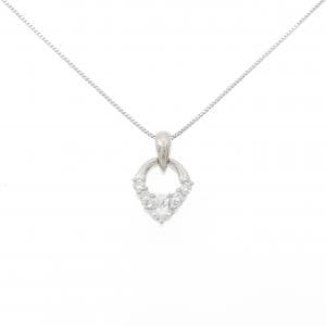 PT900/PT850 ダイヤモンド ネックレス 0.38CT