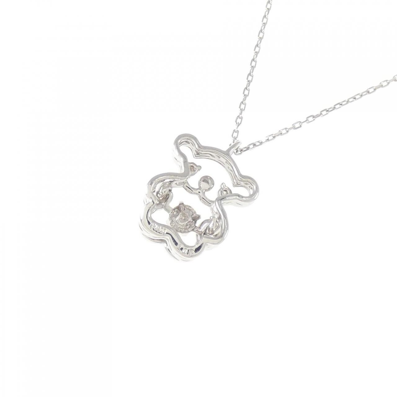 PT900/PT850 ダイヤモンド ネックレス 0.07CT