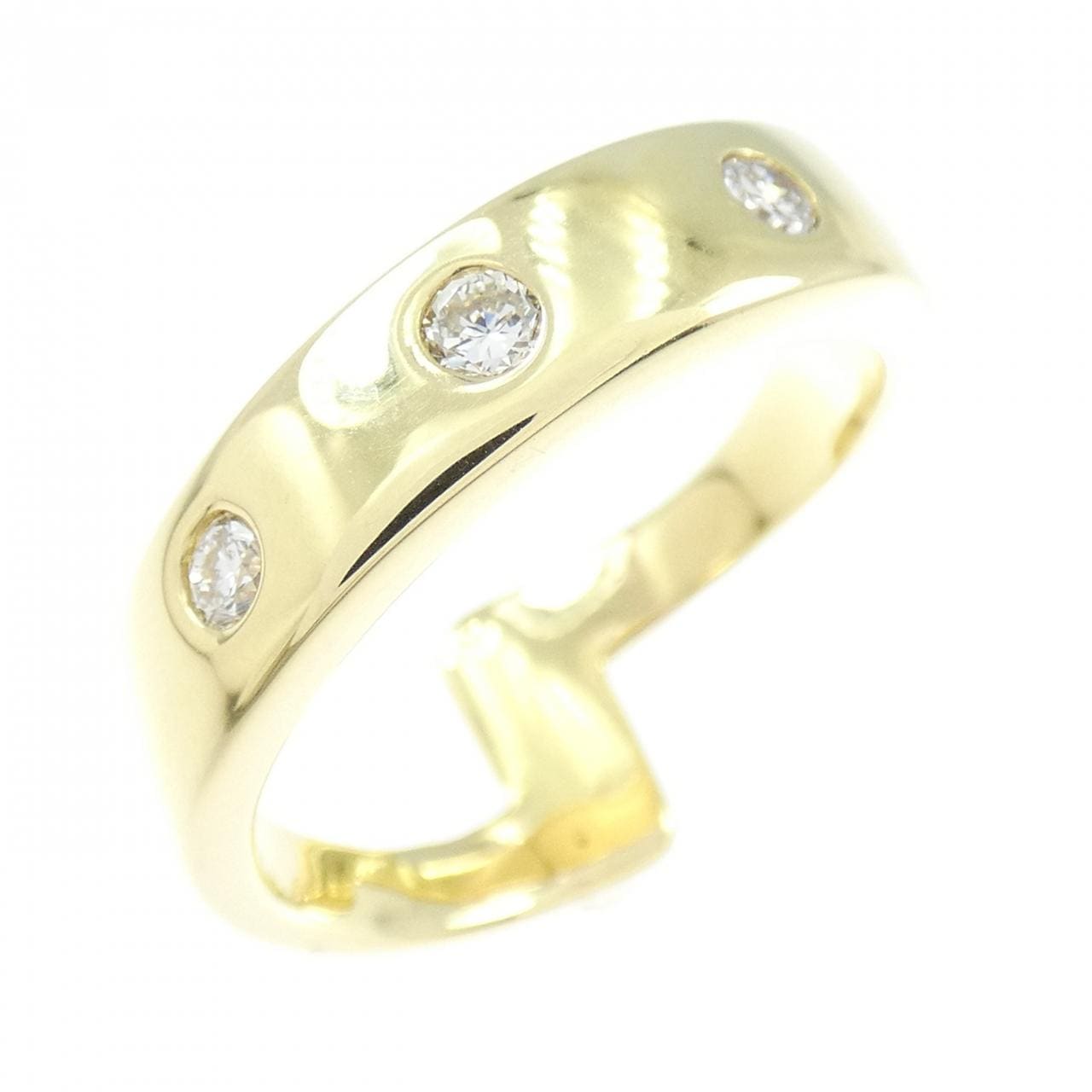 750YG ダイヤモンド リング 0.20CT