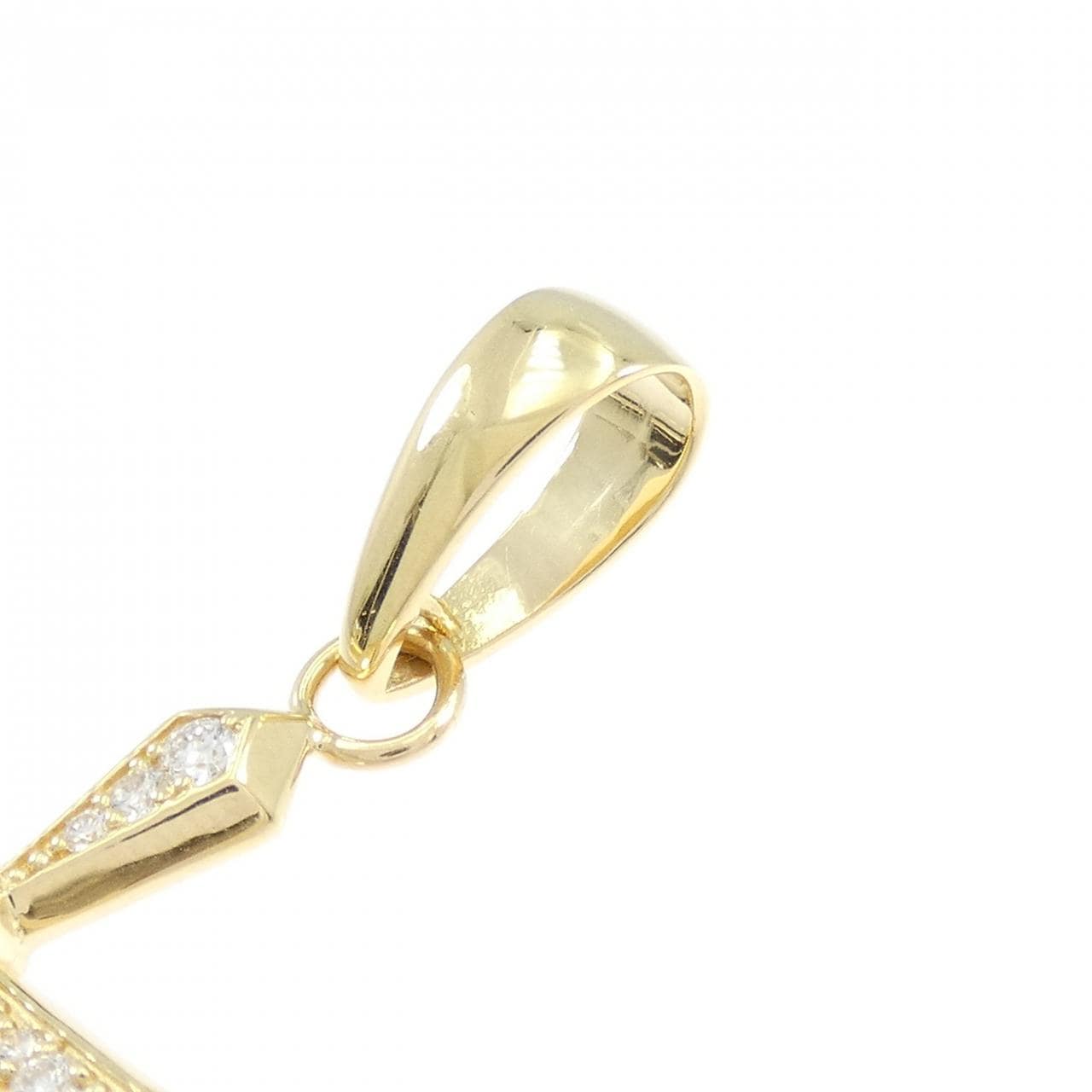 ギンザ タナカ クロス ダイヤモンド ペンダント 0.35CT